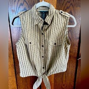 Lauren Ralph Lauren button up tank